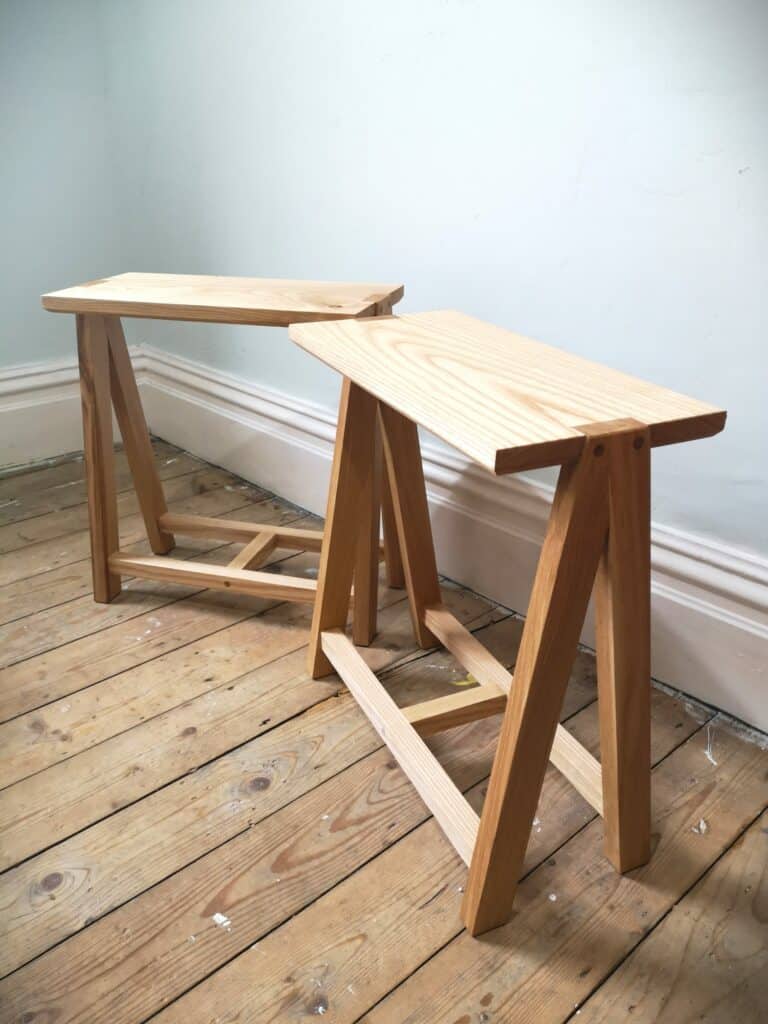 Hand made side tables